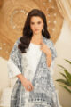 White Mull Cotton Printed Dupatta Straight Suit - Image 2