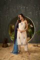 Ivory Straight Kurta Set in Cotton Flex