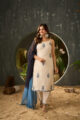 Ivory Straight Kurta Set in Cotton Flex - Image 3