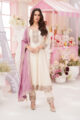 Grace Ivory Vichitra Silk Embroidered Anarkali Set - Image 5