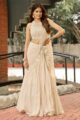 Ivory Grace Chinon Pre-Draped Lehenga