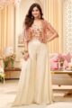Blush Blossom Palazzo Set in Georgette