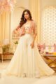 Blush Blossom Palazzo Set in Georgette - Image 3