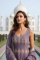 Lavender Georgette Anarkali - Image 2