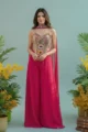 Pink Embellished Co-ord Set in Chinon