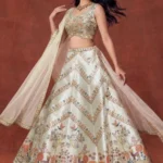Ivory Printed Lehenga for Summer Weddings and Sangeet