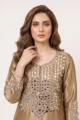 Brown Mirror Festive Kurta Set