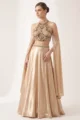 Champagne Gold Embellished Lehenga Set