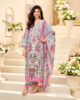 Stunning Grey Crepe Embroidered Kurta Set 3 Piece Breathtaking Luxury Festive
